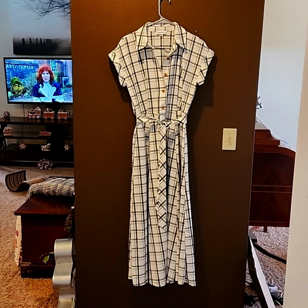 Calvin Klein Maxi Dress with pockets Size 6